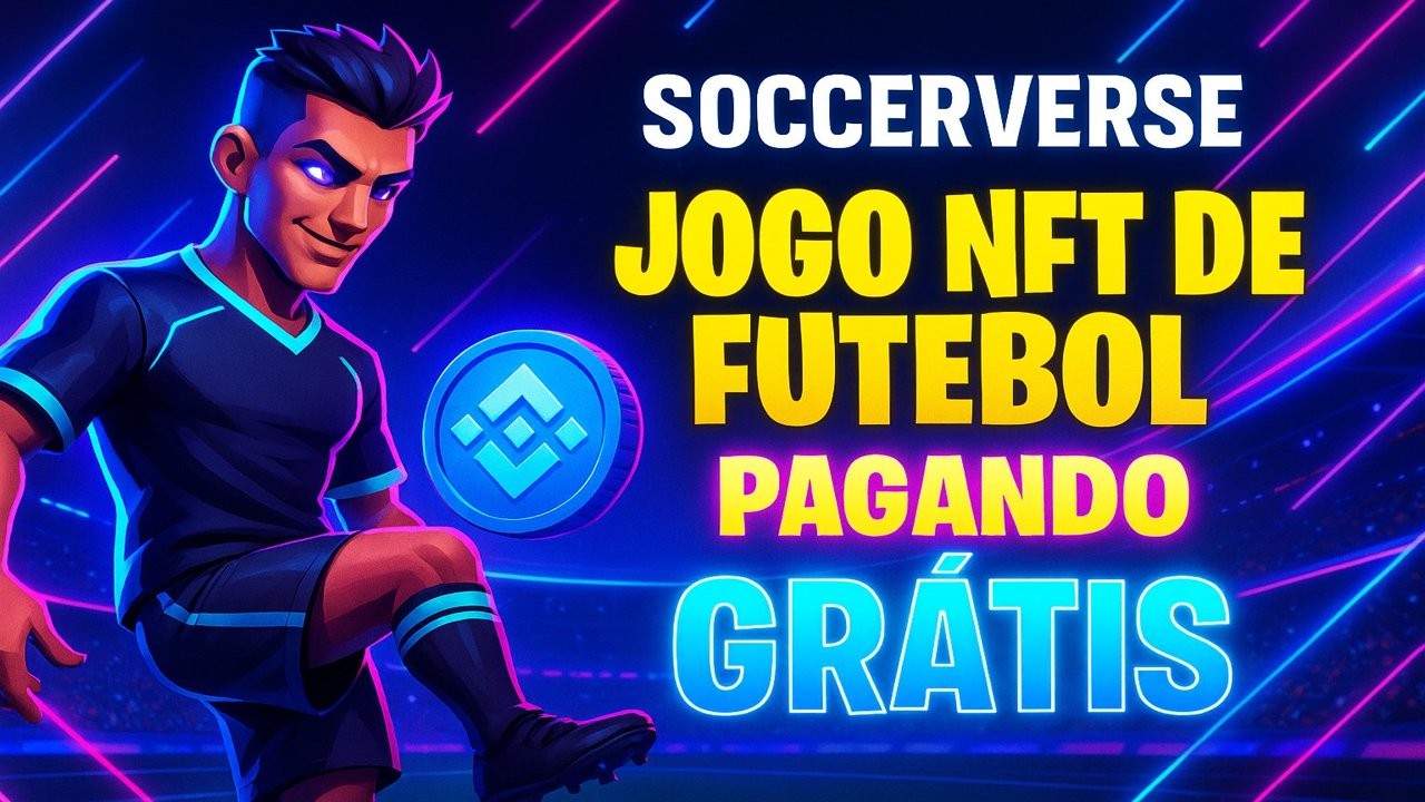Novo Jogo NFT de Futebol! GANHE DINHEIRO JOGANDO SOCCERVERSE (Grátis no PC e Celular)