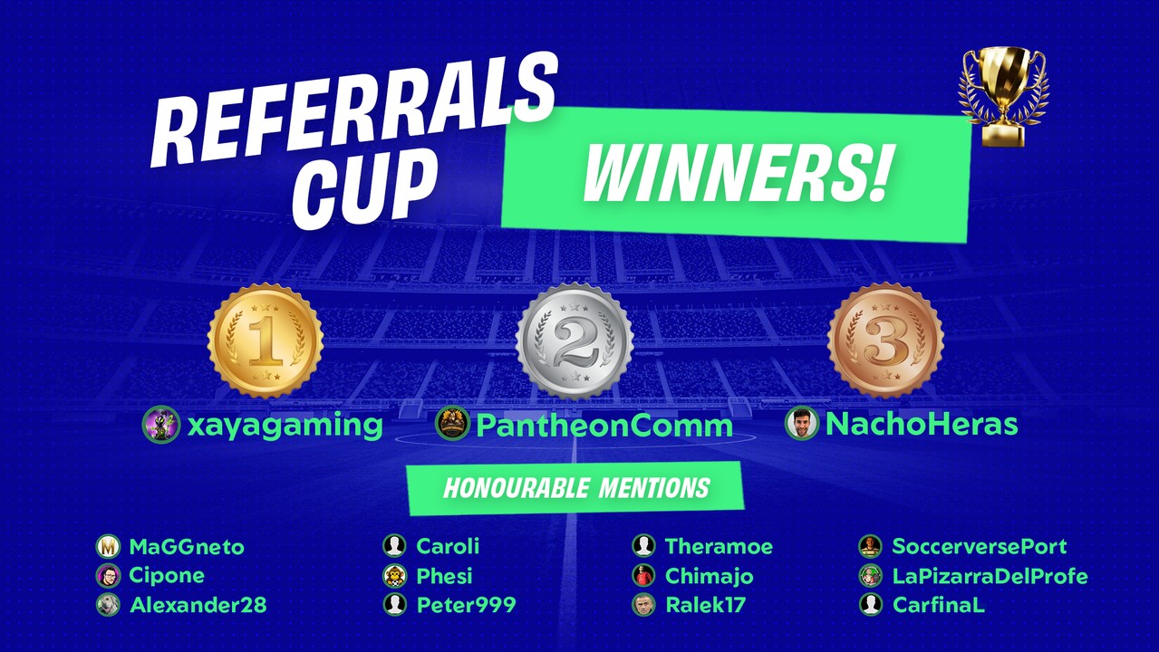 Referrals Cup 2.0: Announcing the Winners of the $2,000 SVV Prize Pool!