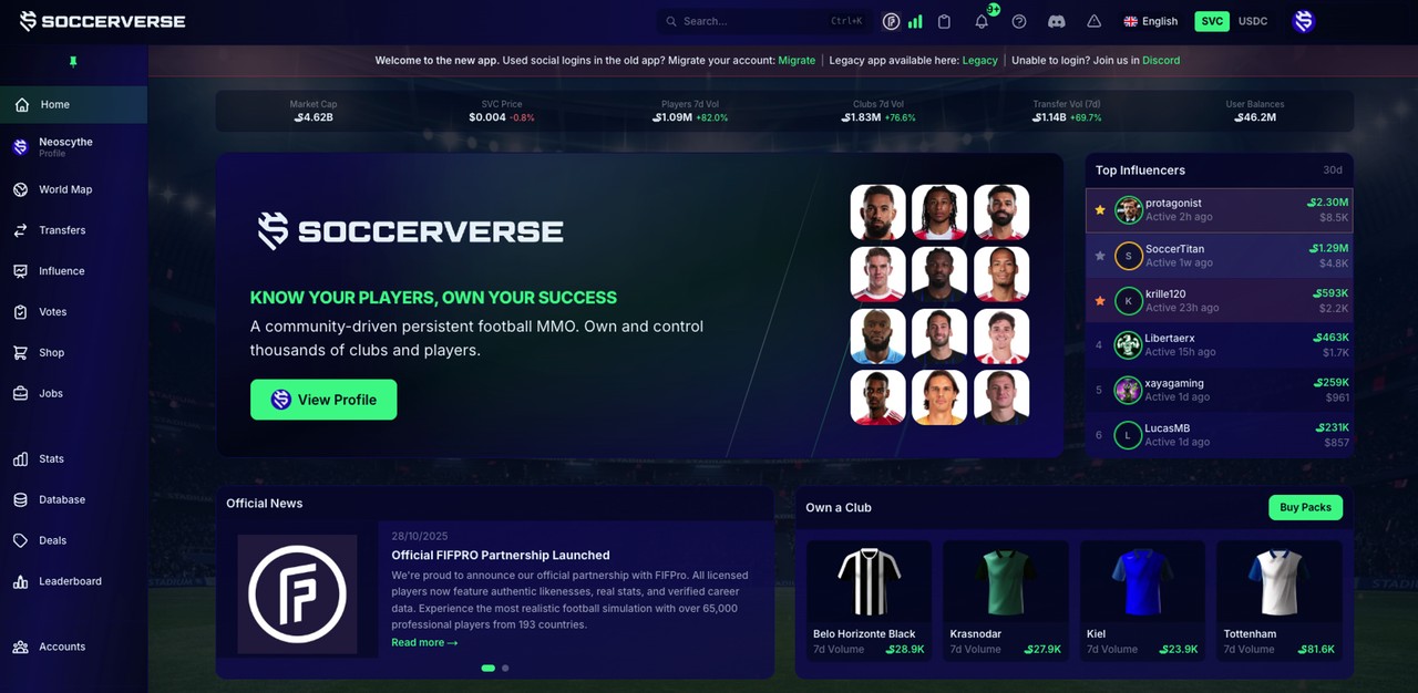  ⚽ The Next Era of Soccerverse Starts Now!